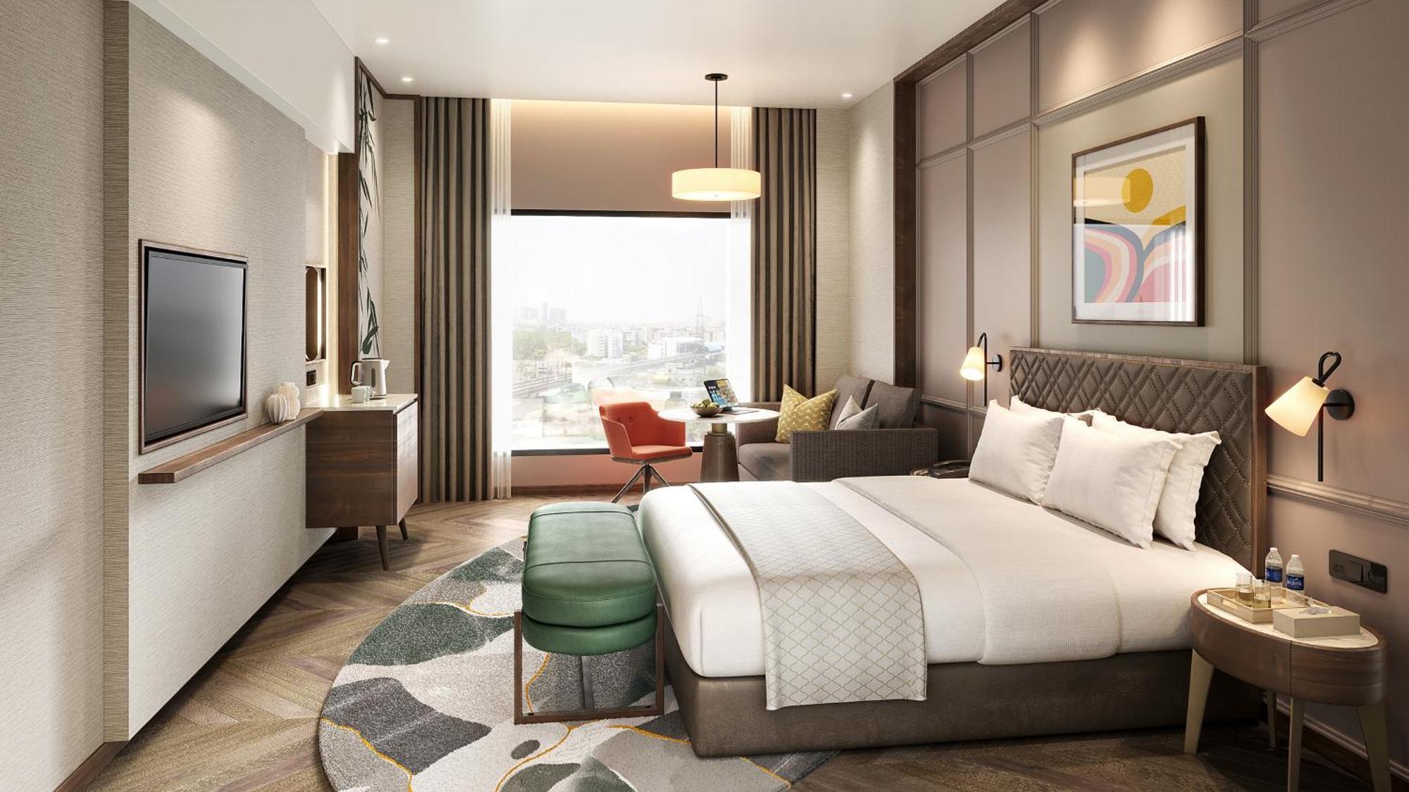 Holiday Inn New Delhi Mayur Vihar Noida By Ihg Exterior photo Deluxe Room